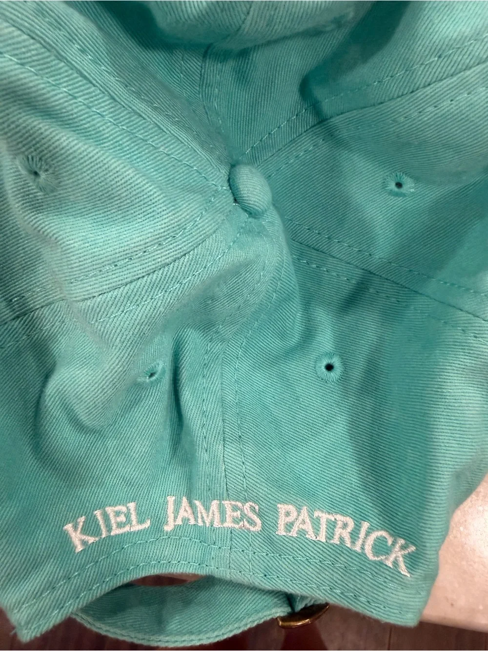 Kiel James Patrick Turquoise 'Rosé All Day' Embroidered Baseball Cap - Picture 2 of 3